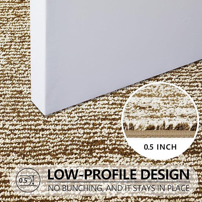REFETONE Indoor Doormat, Front Door Mat 32"x40" Absorbent Rubber Backing Non Slip Back Door Mats, Washable Low-Profile Inside Floor Mat Door Rugs for Entryway, Resist Dirt Mud Mat for Dogs, Coffee