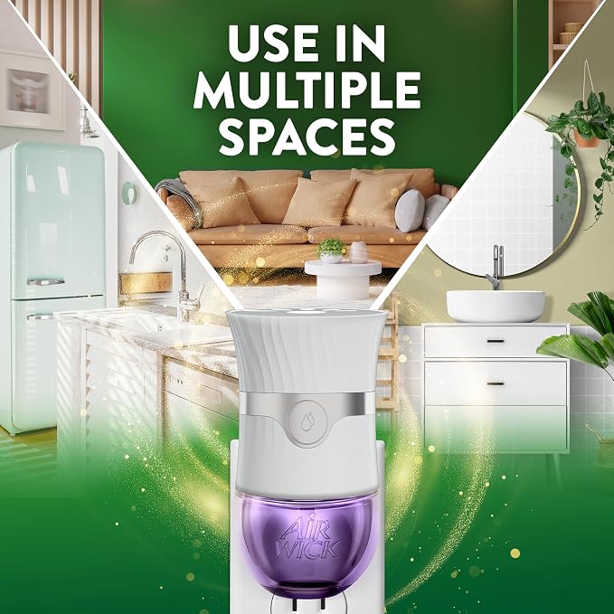 Air Wick Plug in Scented Oil Refill, 3ct, Lavender & Chamomile, Air Freshener, Essential Oils