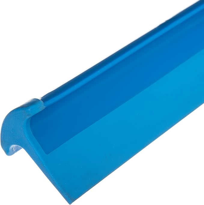 SPARTA 3656714 Plastic Floor Squeegee, Shower Squeegee, Heavy Duty Squeegee With Rubber Blade For Windows, Glass, Shower Doors, Floors, Windshields, 20 Inches, Blue, (Pack of 6)