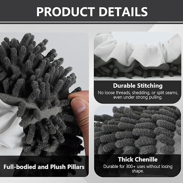 Mop Slippers Socks Floor Cleaning,Microfiber Shoe Covers dust Washable Reusable for Woman Man House Kitchen