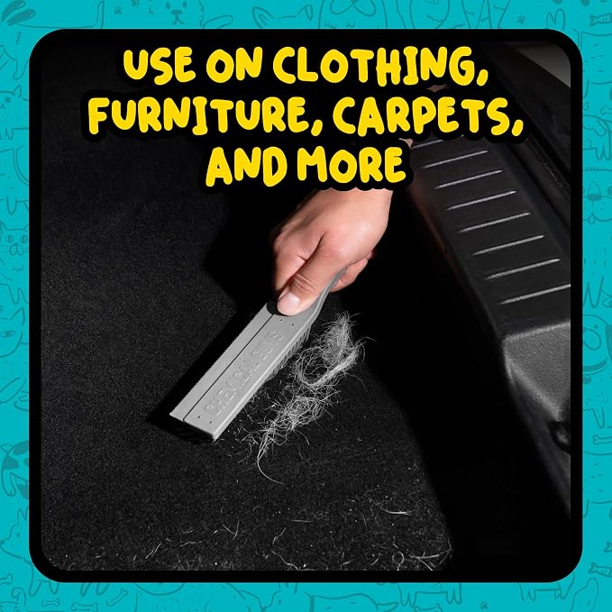 Chemical Guys, Multi-Surface Pet Hair Removal Brush for Upholstery & Carpet | Rubber bristles pull pet hair, lint and debris off seats, carpet and upholstery in cars and at home