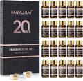 MAYJAM Essential Oils Set - Fragrance Oil for Diffuser Soap Candle Making | Long Lasting Scents Diffuser Oil for Home Office Yoga, Unique Gift Set for Families and Friends - 20x5ml