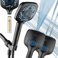 AquaCare High Pressure 10 Spray Mode Filtered Showerhead - Handheld Shower Head Filters Chlorine to Heal Dry Skin, Revive Hair - Dual Power Wash Cleans Tub, Tile, Pets - Hard Water Softener, ORB | Filters Chlorine & Toxins, Softens Hard Water for Healt...
