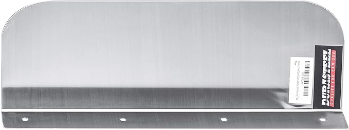 DuraSteel Stainless Steel Sink Splash Guard - 15" x 6" Deck Mount Commercial Kitchen Shield - Kitchen Safety & Hygiene Cooking Splatter Screen - Ideal for Hand Sink, Prep Sink, Bar Sinks