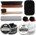 Black Neutral Shoe Polish Kit Boots Leather Conditioner Shoe Shine Cream