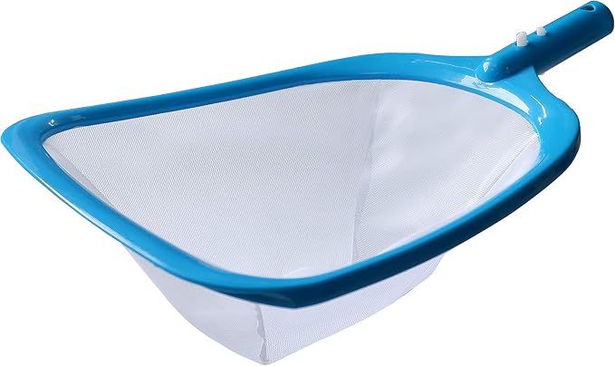 ATIE Pool Spa Leaf Skimmer Net with White Ultra Fine Mesh with 4" Deep Pocket Great for Removing Leaves & Debris in In-Ground Pool Spa and Above Ground Pool, Inflatable Pool, Hot Tub, and Fountain