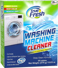 True Fresh Washing Machine Cleaner Tablets – 25-Pack Deep Cleaning for Front Loader, Top Load & HE Washers – Helps Remove Odor-Causing Residues, Pet Hair & Hard Water Buildup – Septic Safe