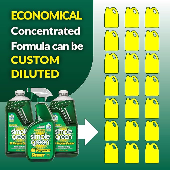 Simple Green All-Purpose Cleaner Spray and Refill, Green, 3 Piece Set, Original, 1 Count (Pack of 2)