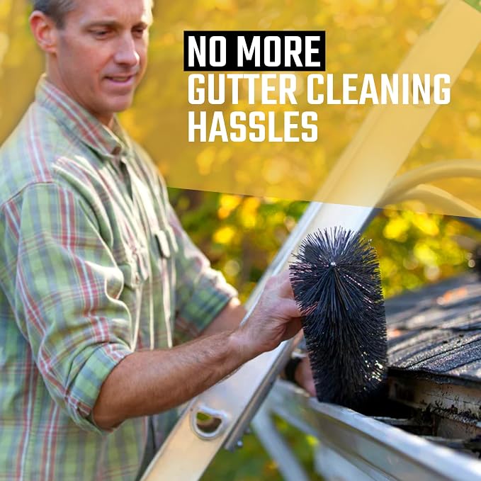 4.25" Gutter Guards, Fits 5 Inch Gutters, 45 Ft Leaf Filter | DIY gutter guard and leaf filter blocks leaves and debris, reduces cleaning and keeps water flowing in 5 inch gutters.