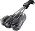 Kona 360 Clean Grill Brush – Powerful Grill Cleaner & BBQ Grill Brush for Outdoor Grill – Safe, Bristle BBQ Brush Grill Scraper, Accessory for Easy 30 Second Grill Cleaning - 18 Inch Long Handle | 18-in long handle, bristle brush with attached scraper,...