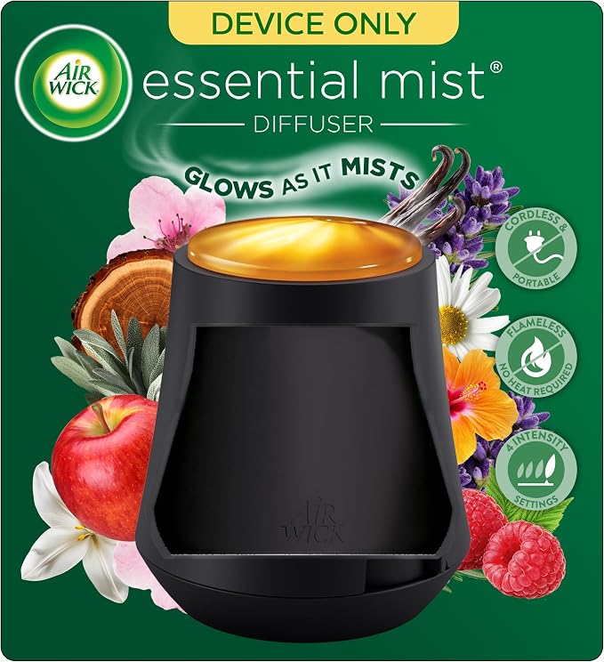 Air Wick Essential Mist Diffuser, 1ct, Essential Oils Diffuser, Air Freshener