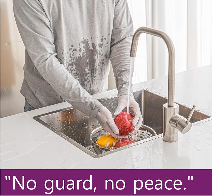 30 inch(75cm) Premium Kitchen Sink Silicone Water Splash Guard Size Upgrade 30" and new Package - NO Suction Cups, Ultra Wide 30" - Made in Korea (Ultra Wide Eco White)