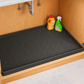 Jin&Bao Waterproof Under Sink Mat 25" x 22", Thick Silicone Mat Cabinet Protector for Kitchen and Bathroom, Shelf Liner, Home Organizer and Storage, Multipurpose Tray for Gadgets and Essentials