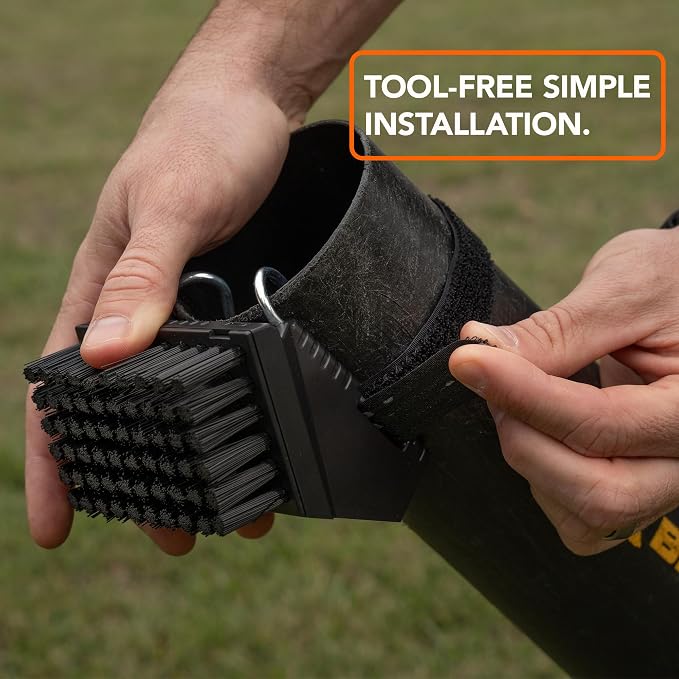 Blower Brush Universal Leaf Blower Attachment – Effortlessly Clear Debris with Durable Bristles, Fits Most Blower Models, Perfect Accessory for Lawn Care, Driveways, Patios, and Gutters