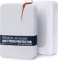 Utopia Bedding Waterproof Mattress Protector Queen Size, Premium 3D Air Soft Fabric Mattress Cover, Fits 17 Inches Deep, Breathable, Fitted Style with Stretchable Pockets