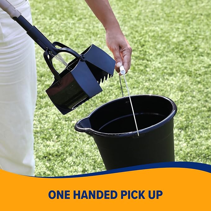 Arm & Hammer Pooper Scooper Claw Scoop Dog Poop Scooper for Yard Pet Waste Management System | One handed grabbing action makes outdoor cleanup quick, keeps hands clean while picking up after pups on daily walks outside