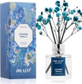 Reed Diffuser Set,1.69 fl oz (50 ml) - Cashmere Vanilla Oil Diffusers with 8 Reed Sticks,Home Fragrance Reed Diffuser for Bathroom Shelf Decor