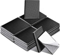 Zonon 64 Pieces Door Corner Seal Weatherstripping Exterior Door Frame Seal Draft Stopper Adhesive Corner Pads for Weather Stripping and Draft Protection (Black)