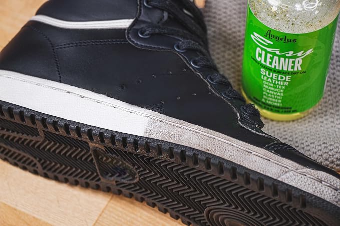 Angelus Easy Cleaner, Premium Shoe Cleaner, Safe For Sneakers, Leather, Suede, Canvas, and More – Removes Dirt and Stains | Made In USA - 8.6 fl oz