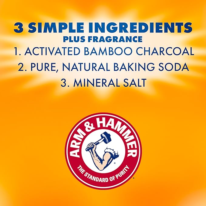Arm & Hammer Essentials Disposable Moisture Absorber and Odor Eliminator Tub, Linen Fresh, 1 lb., 3-Pack, Attracts and Traps Excess Moisture, Ideal Closet Non-Electric Dehumidifier