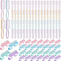 Patelai 48 Pcs Handle Grip Nail Brush Bulk Colorful Nail Scrubber Cleaner Fingernail Brushes Hand Toes Scrub Cleaning Brushes Pedicure Scrubbing Tool for Men and Women, Multicolor Brush