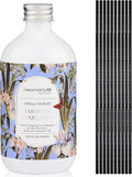 M&SENSE Reed Diffuser Set, Jasmine Garland, 17oz Natural Essential Oil | Non-Toxic Organic, Long-Lasting Fragrance, Ideal for Bathroom, Bedroom, Gifts for Women