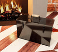 Fire Beauty FB203 Black Galvanized Ash Bucket for Fireplace & Grill | 3 Gallon Large Capacity , Anti-Scald Oak Handle , Sealed Lid Prevents Ash Spilling For Indoor Outdoor Use