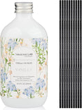 M&SENSE Reed Diffuser Set, Vanilla, 17oz Natural Essential Oil | Non-Toxic Organic, Long-Lasting Fragrance, Ideal for Living Room, Bedroom, Gifts for Women