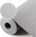 Light Gray Shelf Liners for Kitchen Cabinets Refrigerator Liners Waterproof & Oil-Proof Kitchen Cupboard Liner Drawer Mats EVA Material Non Adhesive Fridge Liner for Shelves 23.6 x 393.7 Inches