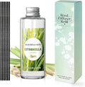 STRN Citronella Reed Diffuser Refill, Lemongrass Scented Diffuser 200ML | Summer Long-Lasting Fragrance for Living Room, Bedroom, Office