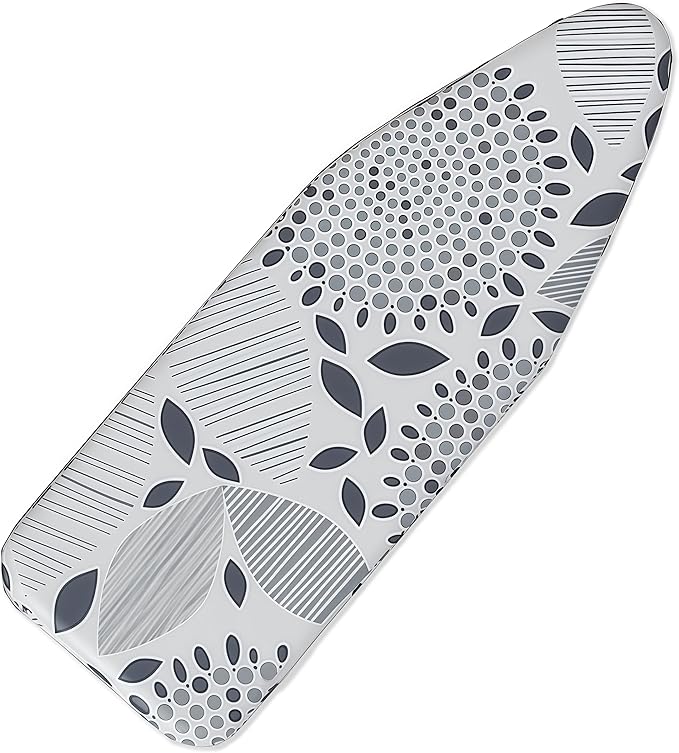 Ironing Board Cover with Two 5MM Thick Feltpads,13"x43"Heat Resistant Replacement Ironing Board Cover and Pad,Fits Standard Ironing Boards,Durability and Easy to Install