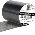 Wohohoho Window Screen Repair Tape, 2 in X 20 FT (240IN) Black Screen Patch Repair Kit, 3-Layer Strong Adhesive Invisible Screen Tape Mesh Repair for Windows, Doors Garage Mosquito Net Magnetic Screen