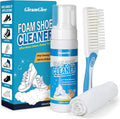 Shoe Cleaner, No-Rinse Deep-Cleaning Foam, Revives White Sneaker Fast | 6.76 oz Shoe Cleaning Kit with Soft Brush and Microfiber Towel for Leather, Canvas, Mesh, Knit and Rubber & More