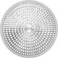LEKEYE Shower Drain Hair Catcher | Strainer | Shower Stall Drain Cover | Bathroom Drain Protector Stainless Steel and Silicone(Light Gray)