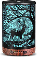 Essential Oil Diffuser, 120 ml Aromatherapy Diffuser with 7 Color Lights, Auto Shut-Off and 4 Timer Settings, Ultrasonic Cool Mist Diffuser for Home Room Office (Twilight Deer)
