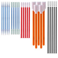 AAwipes Cleanroom Foam Tip Swab Set (5 Colors & Styles, 100 Pack) - Assorted Multi-Use Cleaning Swabs for Camera, Optical Lens, Arts & Crafts, Painting, Gun, Printer, Auto Detailing (FC502)