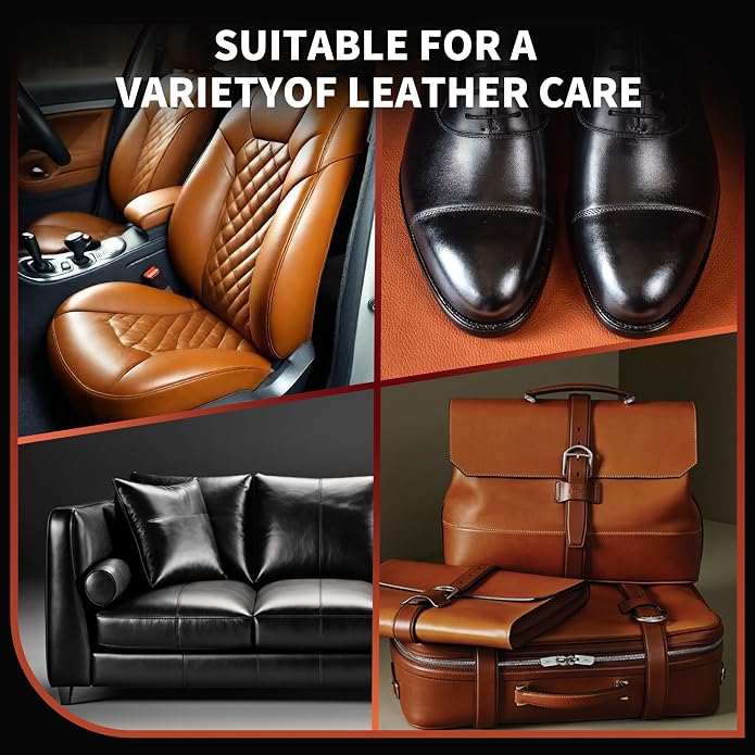Black Neutral Shoe Polish Kit Boots Leather Conditioner Shoe Shine Cream