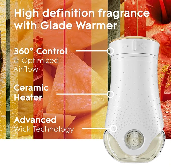 Glade PlugIns Refills Air Freshener, Scented and Essential Oils for Home and Bathroom, Hawaiian Breeze, 3.35 Fl Oz, 5 Count (Pack of 5)