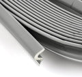 Weather Stripping Door Seal Strip Soundproof Q Foam Tape, Exterior Door Insulation Strip for Large Gap, Easy to Install(Grey, 60FT)