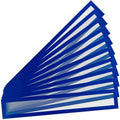 Tarifold Magnetic PRO Title Frames, 17.25 x 3 Inches, Blue, 10 Pack | 10 magnetic title frames, 17.25 x 3 inches, blue border, anti-glare PVC, quick document changes