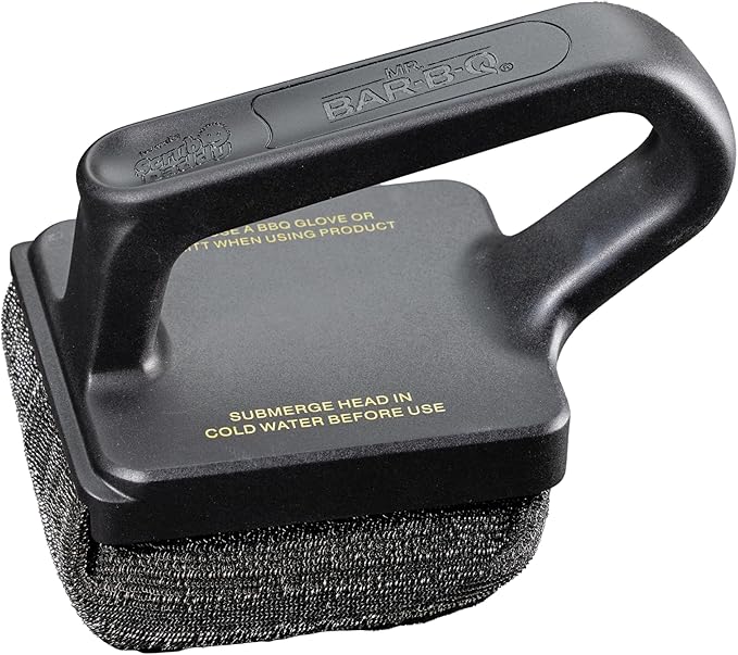 Mr. Bar-B-Q Bristle Free Steam Clean Griddle Brush Powered by Scrub Daddy