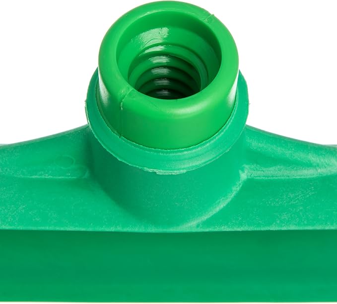 SPARTA 3656709 Plastic Floor Squeegee, Shower Squeegee, Heavy Duty Squeegee with Rubber Blade for Windows, Glass, Shower Doors, Floors, Windshields, 20 Inches, Green, (Pack of 6)