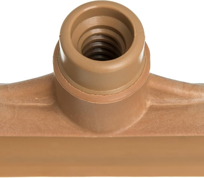 SPARTA 3656725 Plastic Floor Squeegee, Shower Squeegee, Heavy Duty Squeegee With Rubber Blade For Windows, Glass, Shower Doors, Floors, Windshields, 20 Inches, Tan, (Pack of 6)