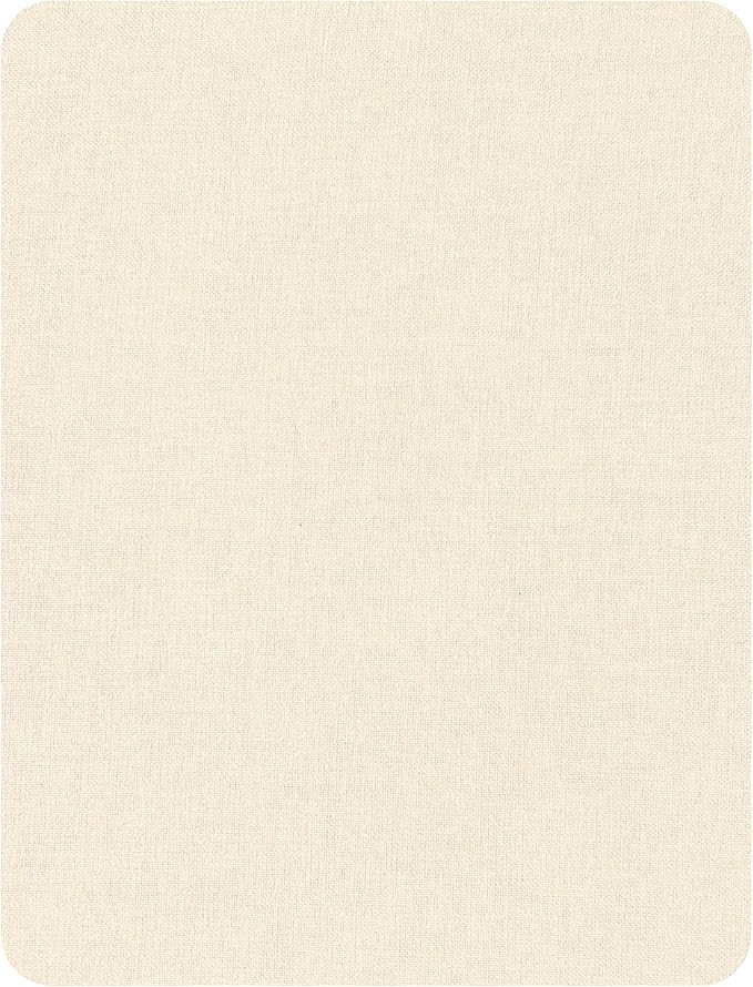KING MOUNTAIN Fine Linen Repair Patches, Self-Adhesive, Off White, 8" x 11", Multi Color, Can Be Used for Linen Sofa and Clothes Repair