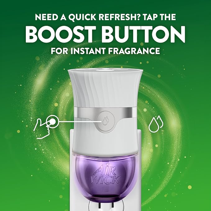 Air Wick Plug in Scented Oil Refill, 3ct, Lavender & Chamomile, Air Freshener, Essential Oils