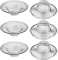 6 pcs Heavy Duty Stainless Steel Slop Basket Filter Trap, 2.75" Top / 1" Mesh Metal Sink Strainer,Perfect for Kitchen Sink/Bathroom Bathtub RV Wash Basin Floor Drain Balcony Drain Hole