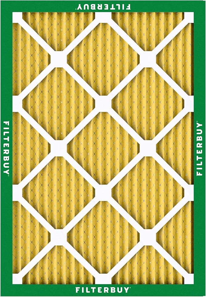 Filterbuy 20x23x1 Air Filter MERV 11 (MPR 1200) Allergen Defense Replacement (4-Pack), Electrostatic Pleated HVAC AC Furnace Filters, Made in USA (Actual Size: 19.50 x 22.50 x 0.75)