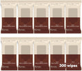 Swanky Leather Wipes - Leather Cleaner and Conditioner for Purses, Shoes, Furniture Polish & Car Seats, Prevents Fading & Cracking, Restores Softness & Shine - Soft Wipes, 300 Count