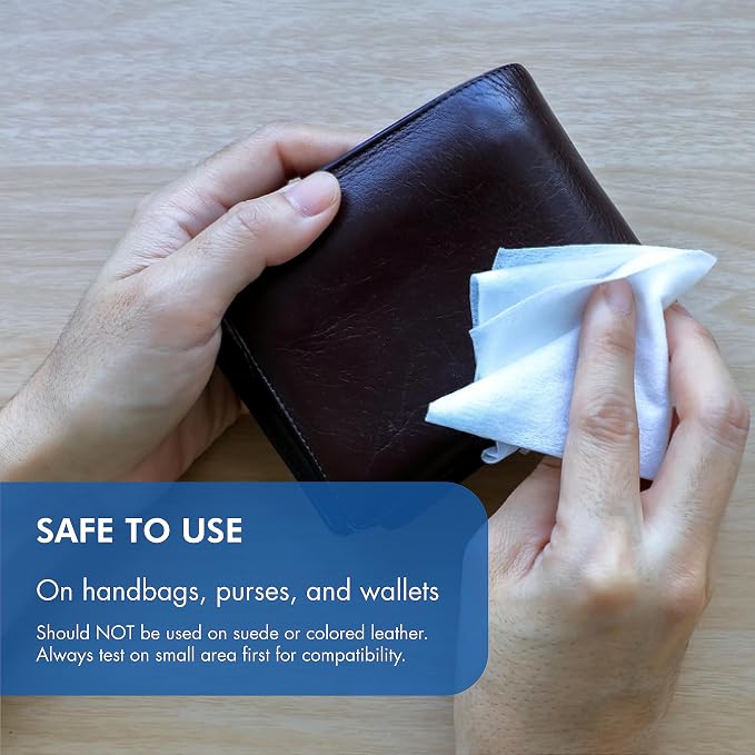 Diamond Wipes Pre-Moistened Shoe Shine Wipes, 50 Count | Streak-Free Leather Shoe Cleaner Wipes, Individually Wrapped, Easy To Carry, Travel-Friendly Pack