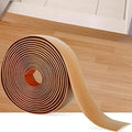 20Ft Floor Transition Strip Self Adhesive Vinyl Cover Floor Strip Flat Divider Transition Strip Wood Grain Design for Laminate Floor Gaps and Doorway Transitions (20Ft x 2 Inch, Light Brown)
